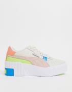 Puma - Cali Wedge - Sneakers i pastelfarve-Multifarvet
