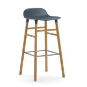 Normann Copenhagen Form Chair barstol egeben blå
