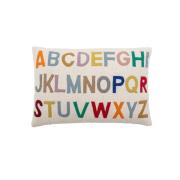 Bloomingville Lexi pude alfabetet 40x60 cm White-multi