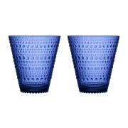 Iittala Kastehelmi glas 30 cl 2 stk Ultra marineblå