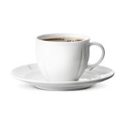 Rosendahl Grand Cru Soft kaffekop med underkop 28 cl Hvid