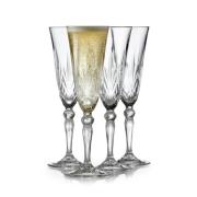 Lyngby Glas Melodia champagneglas 16 cl 4-pak Krystal