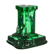 Kosta Boda Rocky Baroque lysestage 150 mm Smaragd grøn