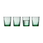 Lyngby Glas Vienna vandglas 30 cl 4-pak Green