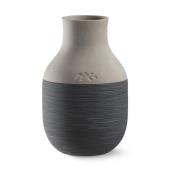 Kähler Omaggio Circulare Vase H12.5 cm Antracitgrå