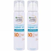 Garnier Ambre Solaire Over Makeup Super UV Protection Mist SPF50 75ml ...