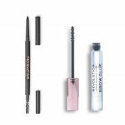 Makeup Revolution Brow Duo - Medium Brown