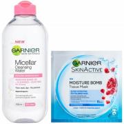 Garnier Micellar Water Sensitive Skin and Hydrating Face Sheet Mask fo...