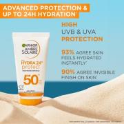 Garnier Ambre Solaire SPF 50+ Hydra 24 Hour Protect Hydrating Sun Crea...