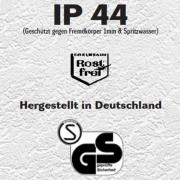 Udendørs væglampe Aqua Rain, stål