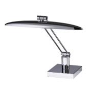 Elegant LED-læselampe Anabella, blank krom