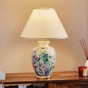 KOLARZ Giardino Panse - blomstret bordlampe, 30 cm