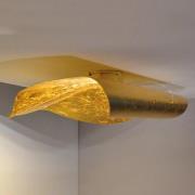 Eksklusiv LED loftslampe Non So 75 cm, guld