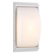 Udendørs LED-væglampe 052, rustfrit stål, glas, bevægelsessensor
