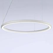 LED-pendel Materica bund Ø 120 cm hvid