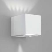 Milan Dau - væglampe i kubeform, up-down alu