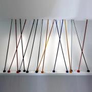 Martinelli Luce Elastica gulvlampe som bånd, grå