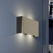 Quitani Maja LED-væglampe, nikkel, 22 cm