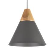 Bicones hængelampe i sort, Ø 22 cm