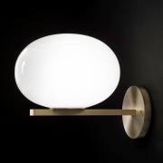 Oluce Alba - Væglampe med opal glasskærm