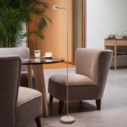 Vibia Pin 1660 LED-gulvlampe, 125 cm, cremefarvet