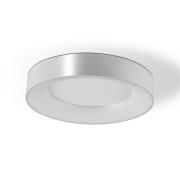 Sauro LED-loftslampe, Ø 40 cm, sølv