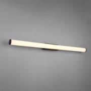 Mattimo LED-væglampe, bredde 80 cm, sort, afbryder