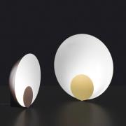 Oluce Siro LED-bordlampe dæmpbar Ø 45 cm guld