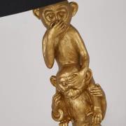 Three Wise Monkeys stof-bordlampe