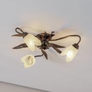 Loftlampe Sonia med 3 lyskilder, bronze