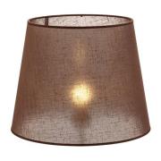 Classic L lampeskærm til gulvlamper, brun/klar