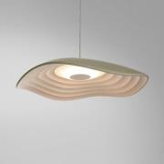 Bover LED-hængelampe Valentina S24, oliven/hvid