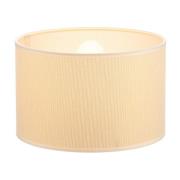 Lampeskærm Roller Ø 25 cm, ecru/guld
