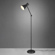 Enzo gulvlampe, højde 150 cm, sort