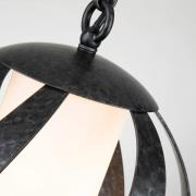 Blacksmith hængelampe, sort/hvid 1 lyskilde Ø25,4