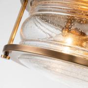 Ashland Bay loftlampe til bad, Ø 30,5 cm, messing