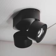 LOOM DESIGN Aim LED-loftsspot med to lys sort