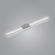 Nuri LED-loftlampe op/ned, nikkel, 1 lyskilde