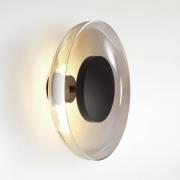 MARSET Aura LED-væglampe, Ø 25 cm, røggrå