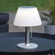 Solia LED-bordlampe med solcelle og trækafbryder