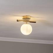 Loftlampe Linea, guld, 1 lyskilde