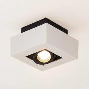 Arcchio loftlampe Vince, 14 cm, hvid, aluminium