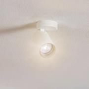 Loftspot Mono I hvid, indvendig guld, 1 lyskilde