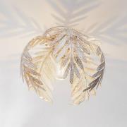 Loftlampe Felce som bregne, elfenben, Ø 25 cm