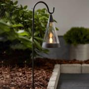 Pisa 3-i-1 LED-solcellelampe, valgfrit jordspyd