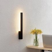 Arcchio Ivano LED-væglampe, 42,5 cm, sort