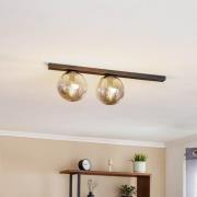 Fit loftlampe, sort/grafit, 2 lyskilder