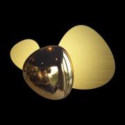 Maytoni Jack-stone LED-væglampe, 36,6 cm, guld