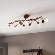 Loftlampe Siena, florentinsk stil med 6 lyskilder