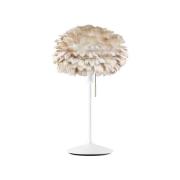 UMAGE Eos mini bordlampe, lysebrun/hvid